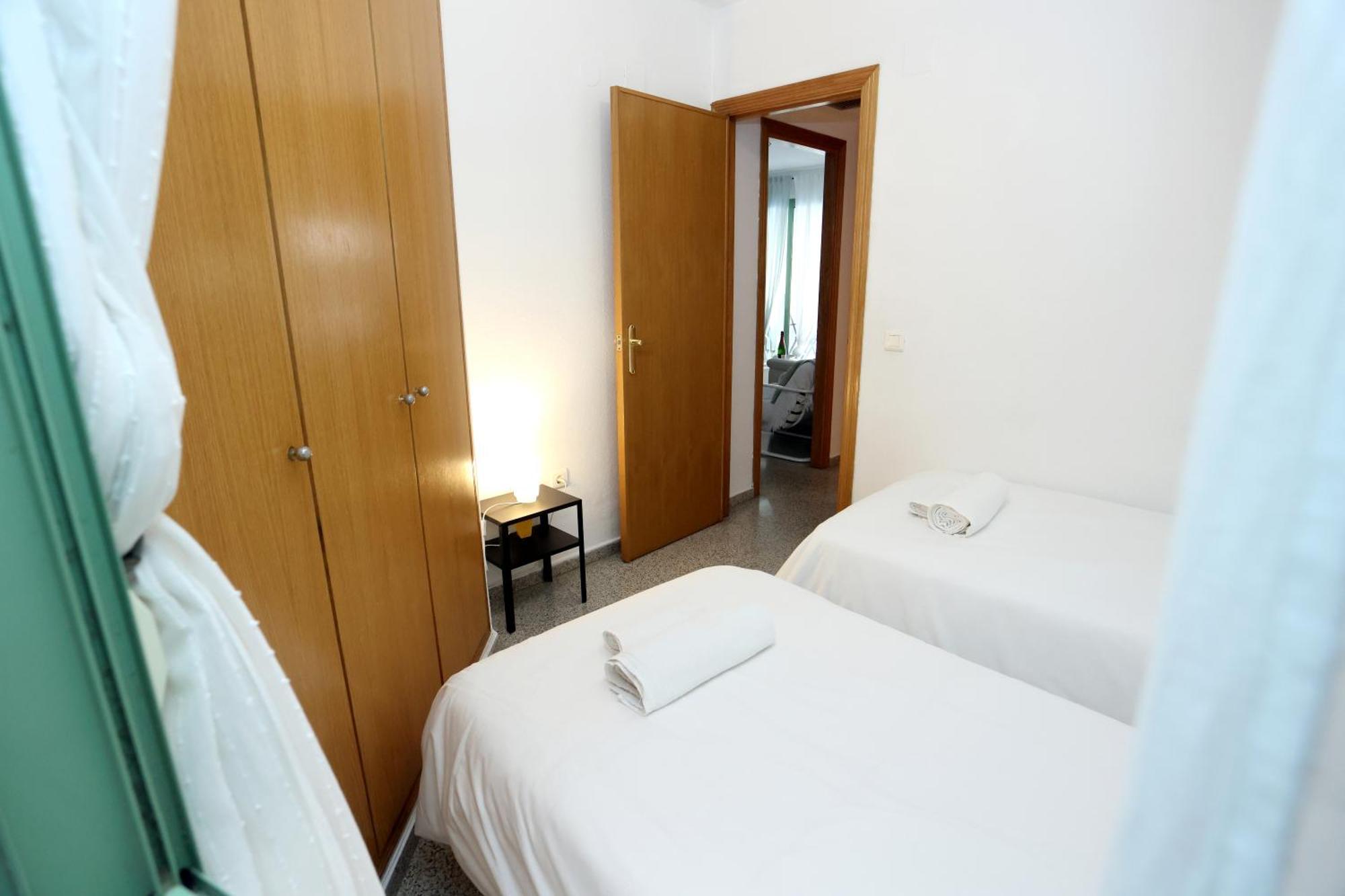 Apartamento Dos Habitaciones Primera Linea De Playa Walencja Zewnętrze zdjęcie