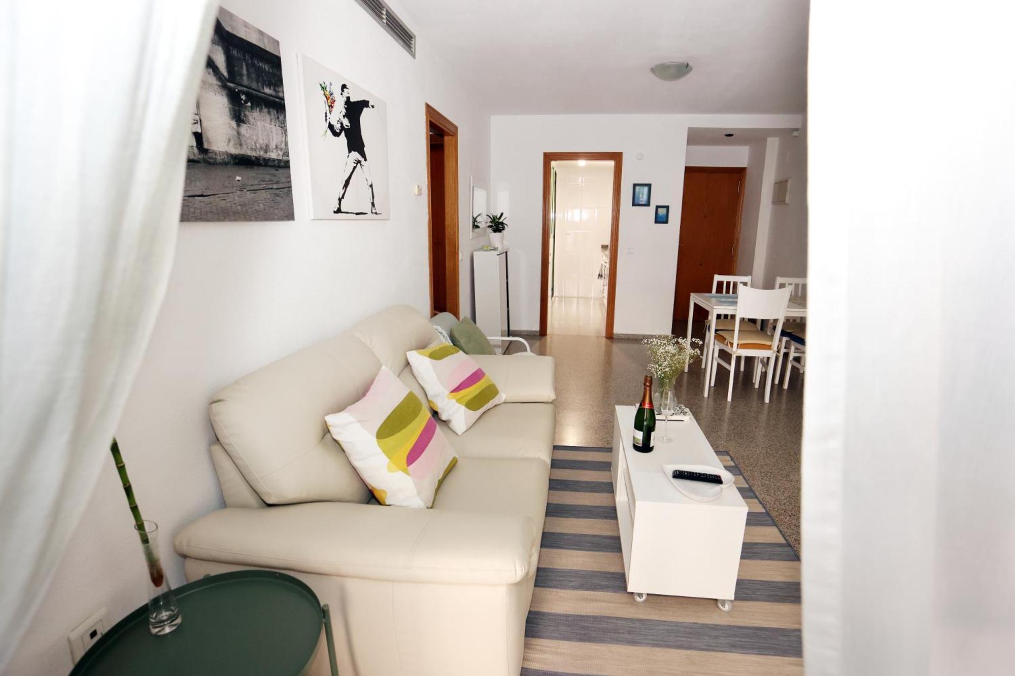 Apartamento Dos Habitaciones Primera Linea De Playa Walencja Zewnętrze zdjęcie