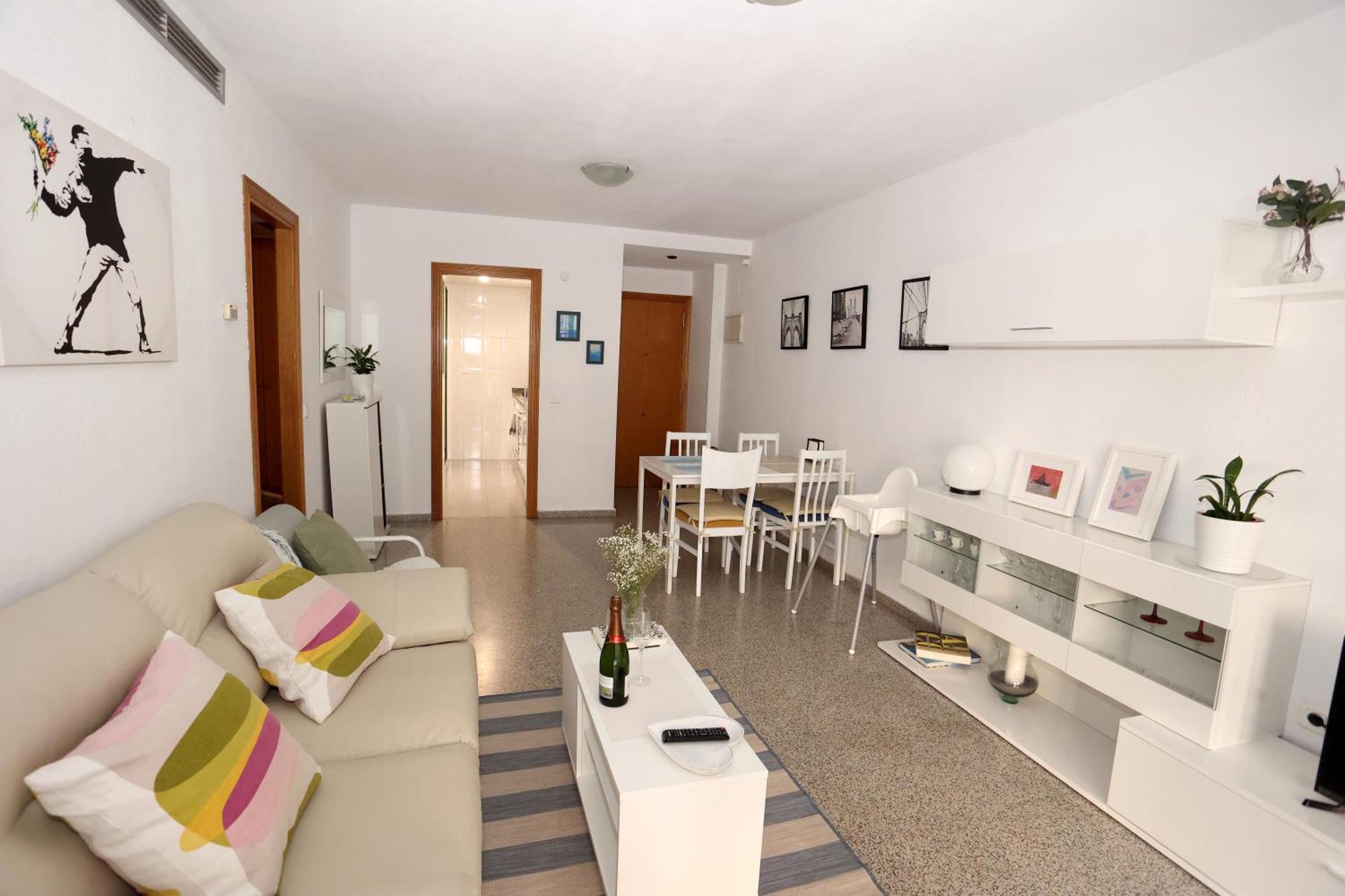 Apartamento Dos Habitaciones Primera Linea De Playa Walencja Zewnętrze zdjęcie